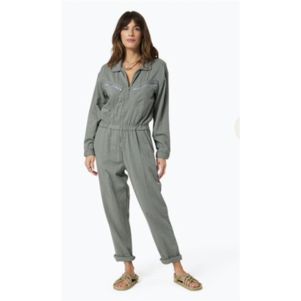 XIRENA Utility Jaymes Jumpsuit In Green Size Small